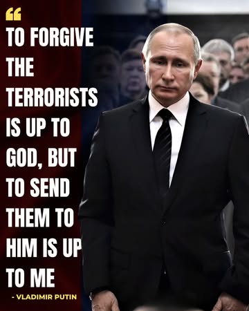 After a terrorist attack on India (recently), an old and powerful quote from Vladimir Putin started going viral: