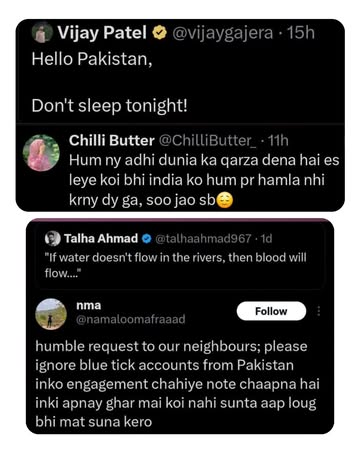 Amid rising tensions between India and Pakistan following the tragic Pahalgam attack on April 23, 2025, where 27 people—including 26 tourists and one local—lost their lives, Pakistani Twitter users ha...