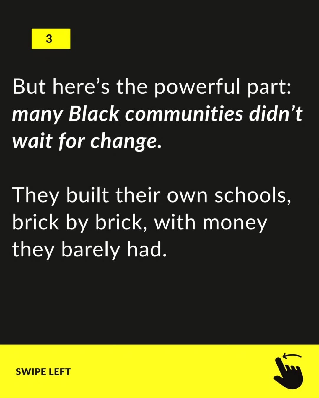 Did you know that during the dark days of SEGREGATION in the United States, Black families were forced to pay TAXES that built schools their own children could not enter? While white children sat in s...