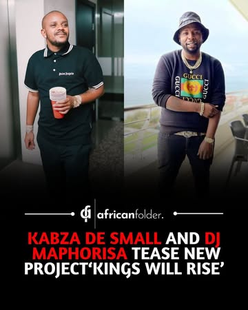 South Africa’s Amapiano giants, Kabello Motha and DJ Maphorisa—known together as the Scorpion Kings—have teased a new project titled ‘Kings Will Rise.’#africanfolder #ScorpionKings #KabzaDeSmall #DJMa...
