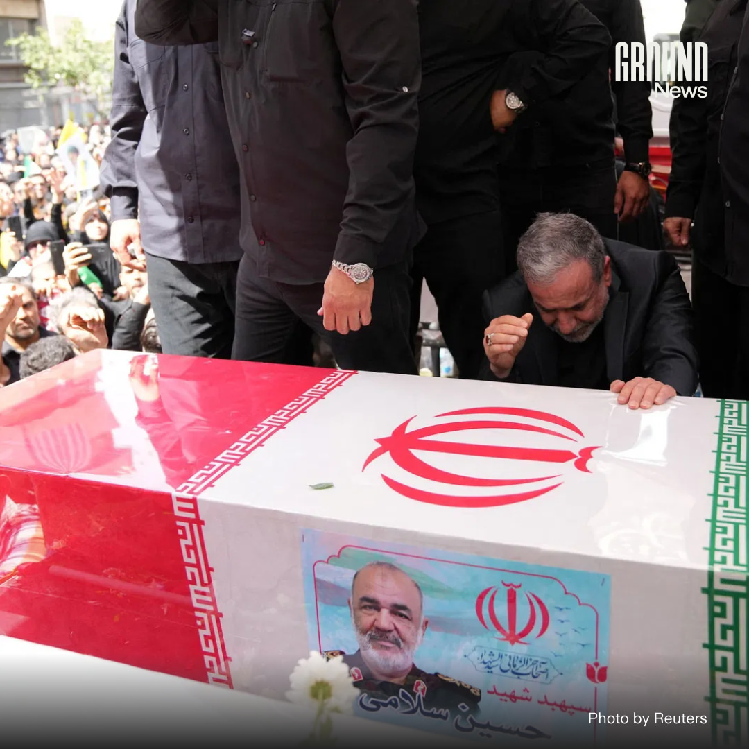 Crowds filled the streets of Tehran on Saturday for the funeral of top Iranian commanders and nuclear scientists killed during a 12-day war with Israel. Among the dead were Revolutionary Guard chief G...