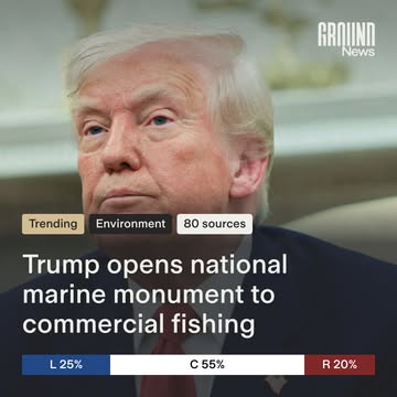 The Trump administration has opened the Pacific Remote Islands Marine National Monument to commercial fishing through an executive order issued Thursday. ⁠⁠The monument, which spans nearly 500,000 squ...