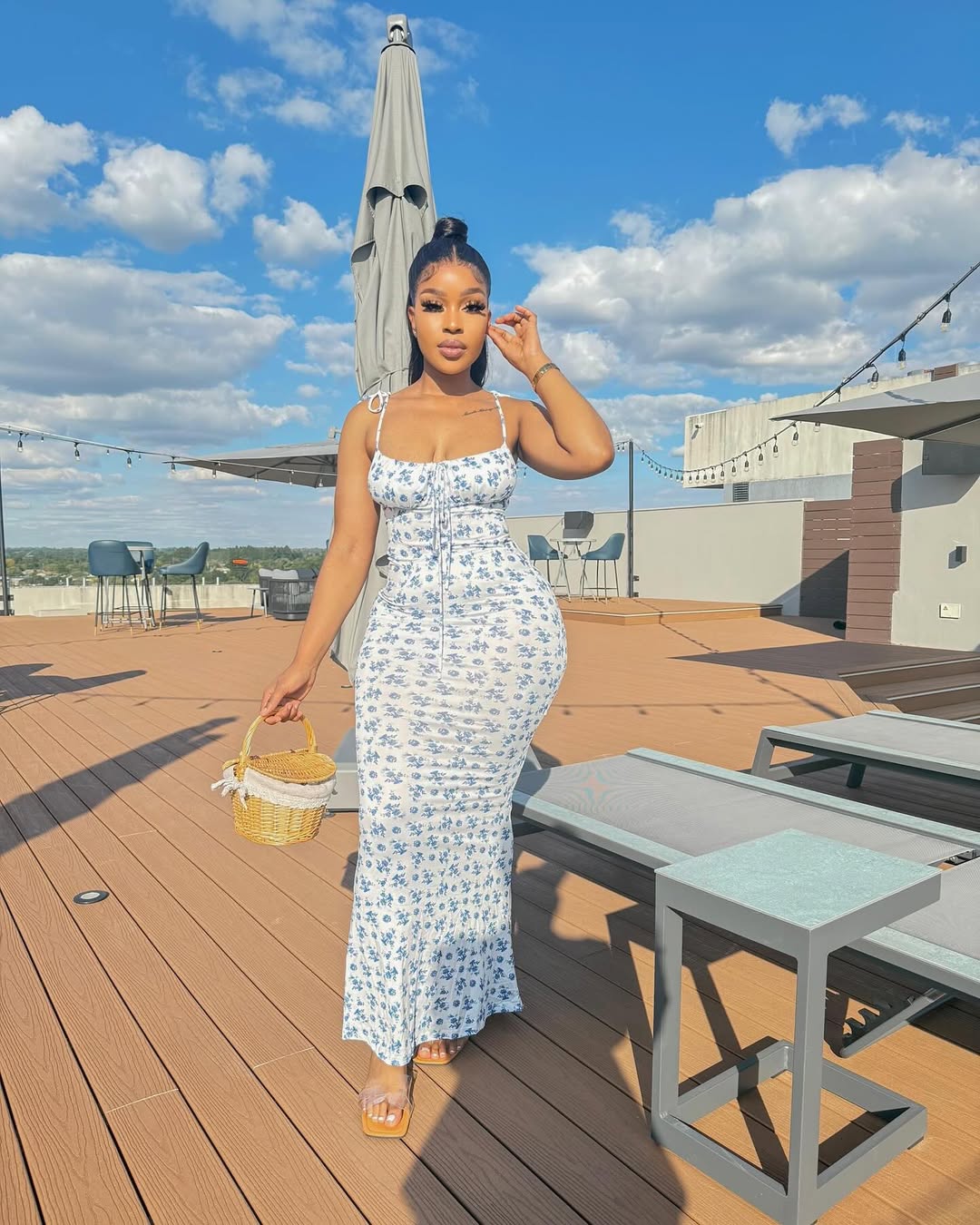 Imama🤍#explorepage✨ #explorepage #explore #fashion #sunkissed #outfitinspo #fashionblogger #fashionnova #blackgirlmagic #africanbeautyoman #slimthick #longdress #summerdress #dress #slay #baddie #smar...