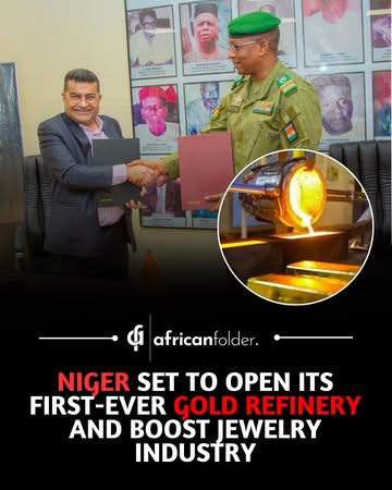 Niger Republic has partnered with the Emirati company Suvarna Royal Gold Trading LLC to establish its first gold refinery and gemstone processing units. 🇳🇪This venture will include a gold refinery, je...
