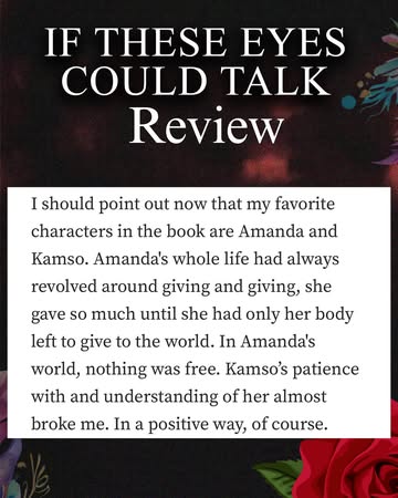 That’s just one line from an incredible review of If These Eyes Could Talk on Medium, and I’m still blushing.This story started as a whisper in my chest — and now, it’s speaking loudly through the hea...