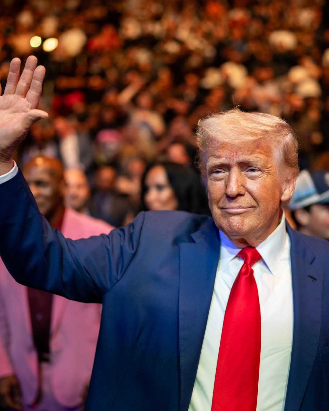 President Donald J. Trump at @UFC 316 🇺🇸🦅 @DanaWhite