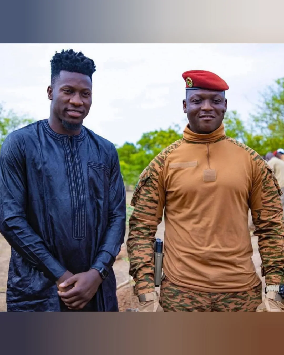 Manchester United goalkeeper André Onana visited Burkina Faso for charity events hosted by the Bertrand Traoré Foundation. During his trip, he met with President Ibrahim Traoré and gifted him a signed...