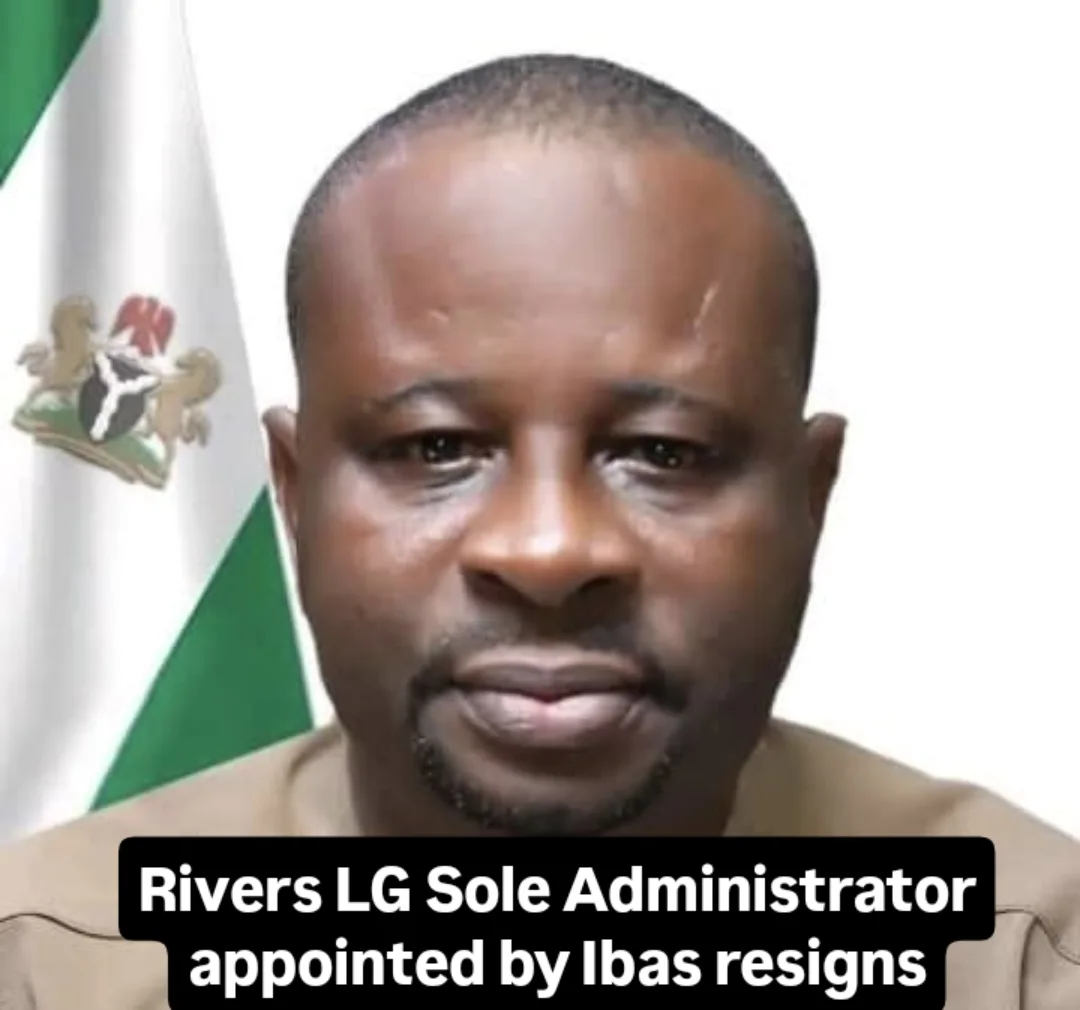 Rivers LG Sole Administrator appointed by Ibas resignsThe administrator of the Ahoada East Local Government Area of Rivers State, Goodluck Ihemnacho, has resigned.Ihemnacho is one of the administrator...