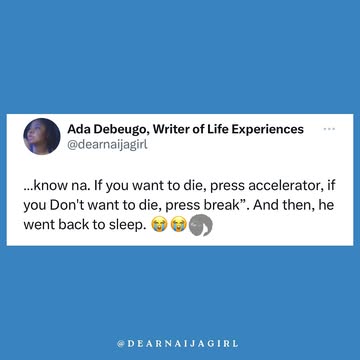 One of the cr@ziest things that happened to me 😂😂Do you think I drove or crashed? Share your first time driving experience with me in the. Comment #dearnaijagirl #driving #nigeria #lagos