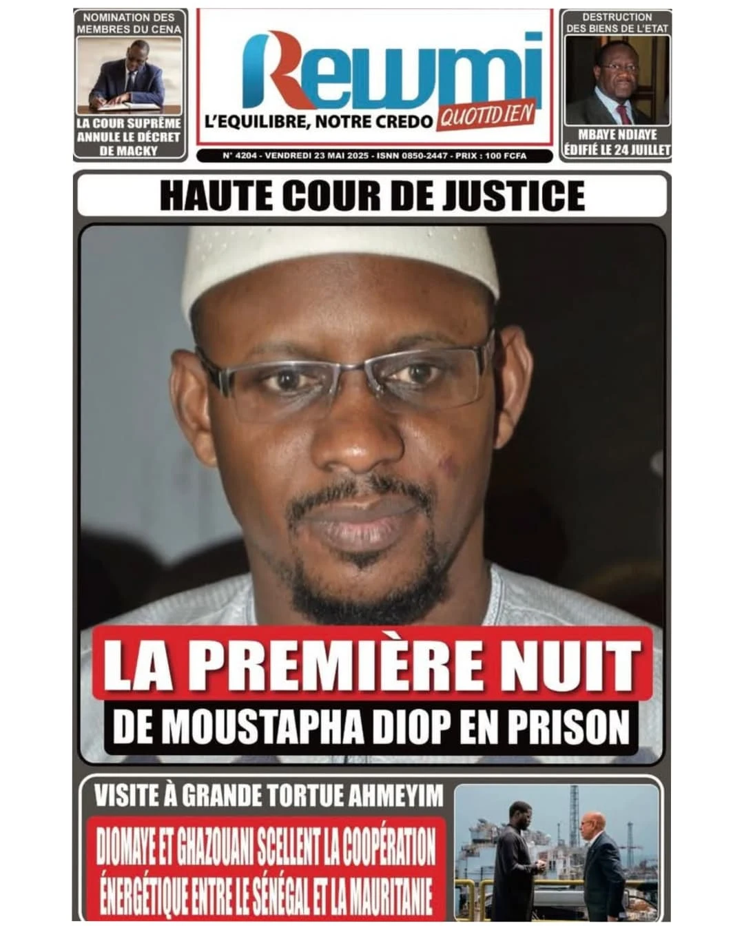 🔴[𝗦𝗘𝗡𝗘𝗚𝗔𝗟] 🇸🇳 : Unes des journaux de Vendredi 23 Mai 2025.#RevueDePresse____________________________________________@dakar_snap #election2024 #MackySall #presidentielle2024 #senegalaise #senegal🇸🇳 #da...
