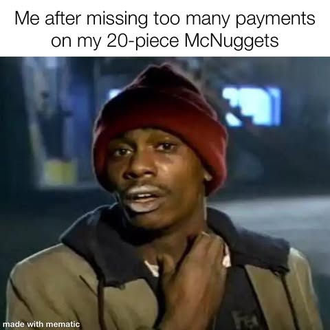 SWIPE 👉👉👉👉👉New recession indicator just dropped. I know eggs have been expensive lately but making installment payments on McD’s is crazy. We’re cooked…and like in seed oils cooked. -🌭 FOLLOW 🕳️ SHARE...