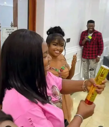 Nollywood actress Ekene Umenwa partners with Jennifer Odonwodo, wife of late actor Junior Pope, to plan her sister Marymic's bridal shower.