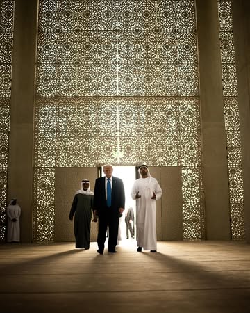 📍 President Trump at the Abrahamic Family House in Abu Dhabi.