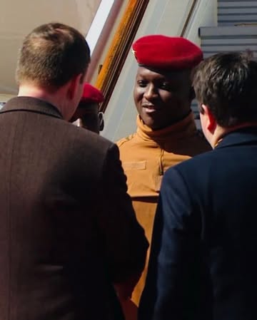 President Ibrahim Traoré of Burkina Faso arrived in Moscow for Russia’s Victory Day celebrations on May 9, 2025, at the invitation of President Vladimir Putin. His arrival was marked by a private Russ...