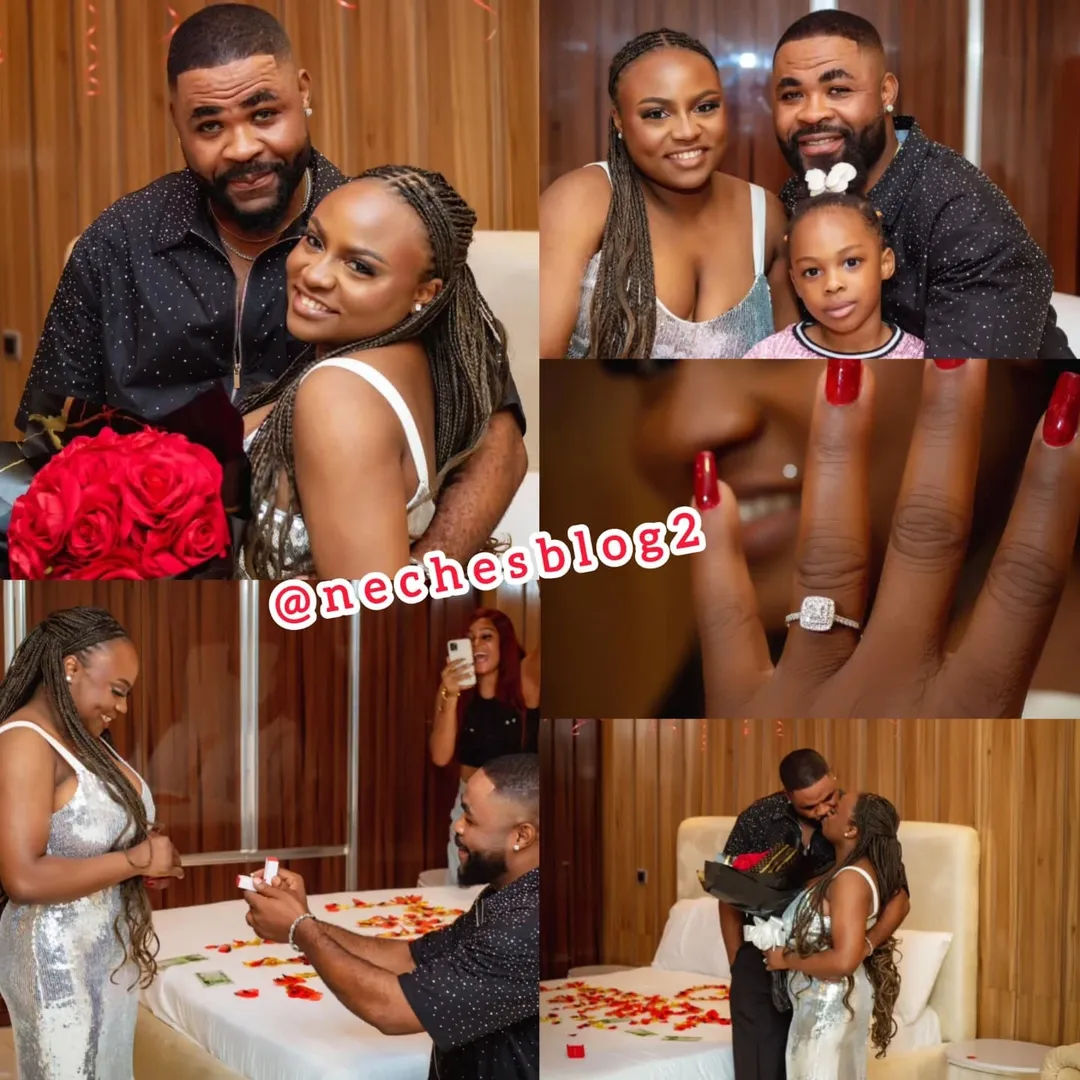 Nollywood actor, Desmond Ken Agwunobi engages his longtime girlfriend Congratulations to them