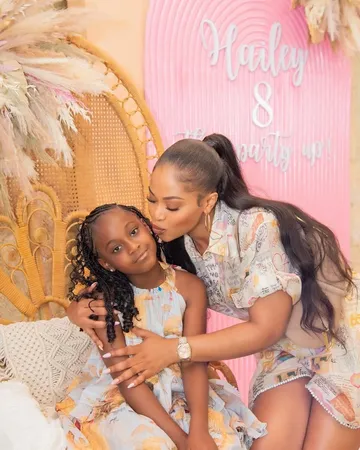 Davido's second babymama, Amanda shares beautiful photos from their daughter, Hailey Adeleke's 8th birthday party