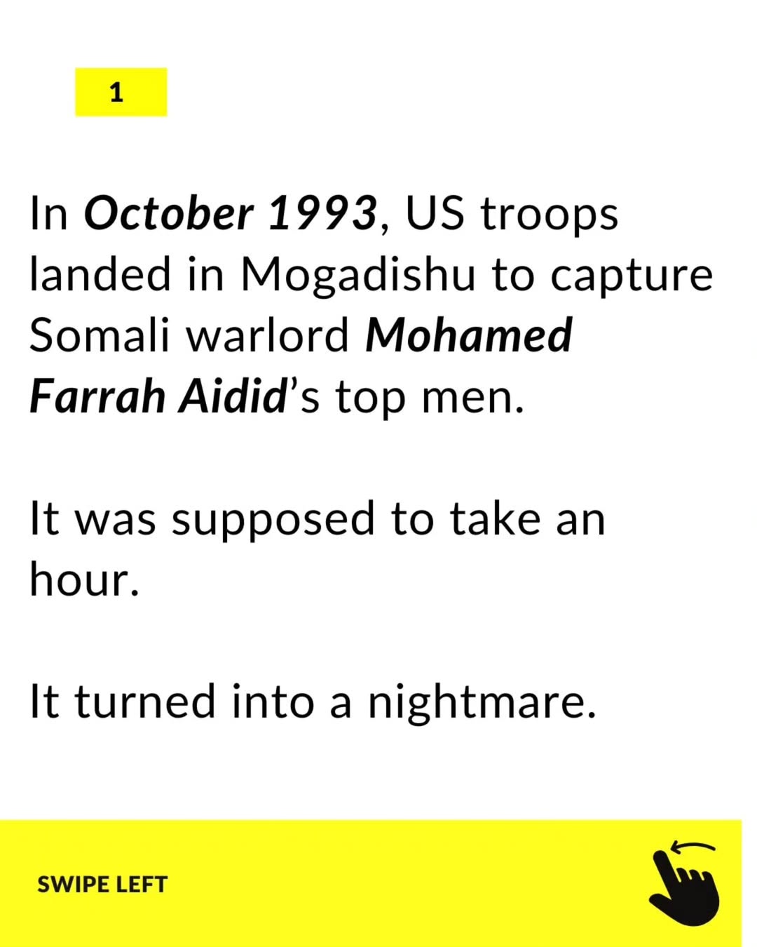 When the world’s most powerful MILITARY landed in Somalia in 1993, they thought it would be a quick job — in and out, one hour tops. But the streets of MOGADISHU turned into a deadly trap that even th...