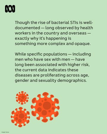 Why exactly are STIs spreading more and more across Australia?Sexual transmitted infections have continued to grow across Australia over the last three decades, with chlamydia, gonorrhoea and syphilis...