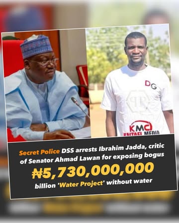 Isheu Ibrahim Jadda, a vocal critic of Nigeria’s former Senate President, Ahmad Lawan, was arrested in Gashua, Yobe State, on Friday and detained overnight before being transferred to the Criminal Inv...