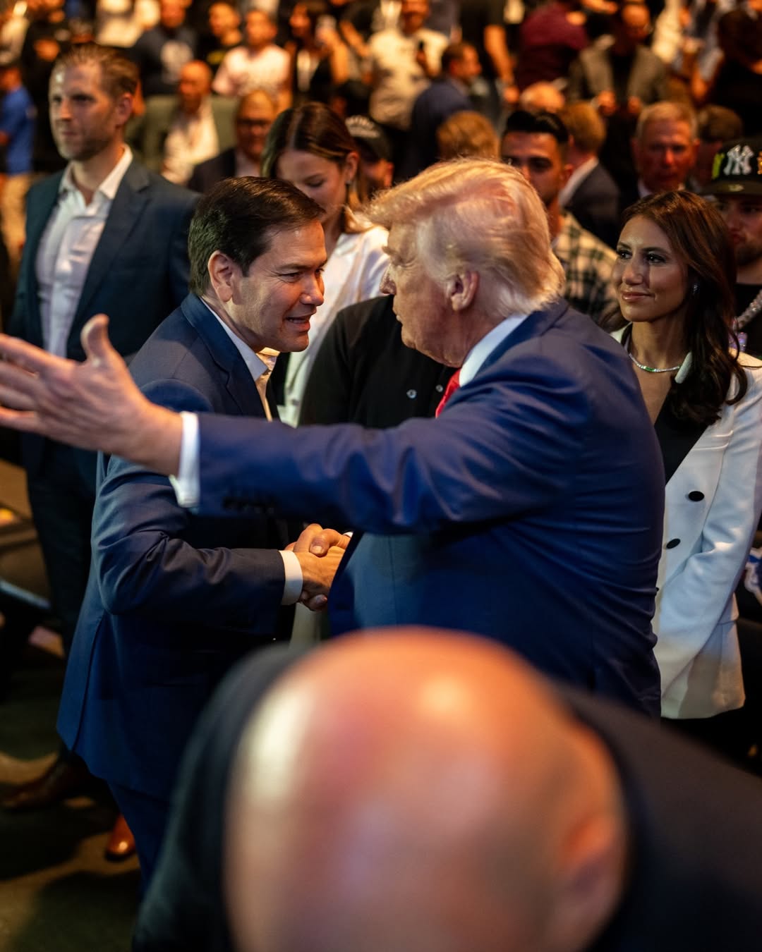 President Donald J. Trump at @UFC 316 🇺🇸🦅 @DanaWhite