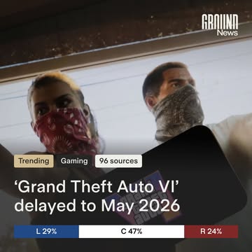 Take-Two Interactive has delayed the release of “Grand Theft Auto VI” to May 26, 2026, moving the title outside of its fiscal 2026 calendar and into fiscal 2027. The postponement caused Take-Two share...