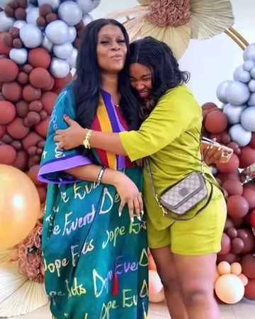 Nollywood actress Ekene Umenwa partners with Jennifer Odonwodo, wife of late actor Junior Pope, to plan her sister Marymic's bridal shower.