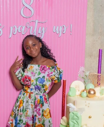 Davido's second babymama, Amanda shares beautiful photos from their daughter, Hailey Adeleke's 8th birthday party