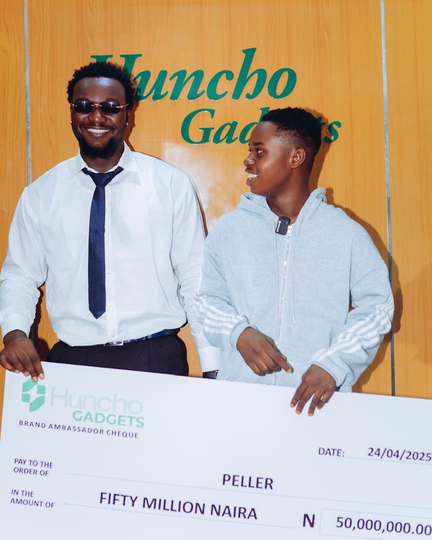 Huncho just signed Peller for 50 million naira. π³