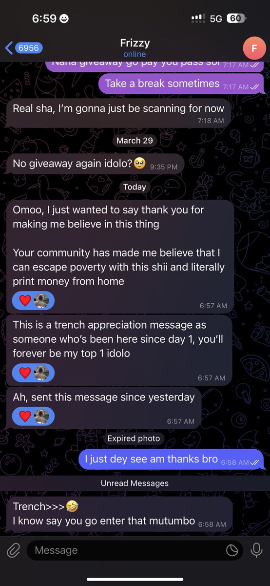 RT @trench1000x: Another day another bread to be made , gm.